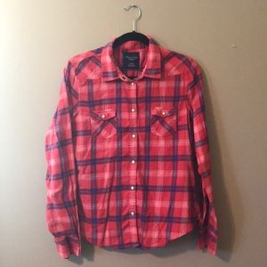 American Eagle button down flannel